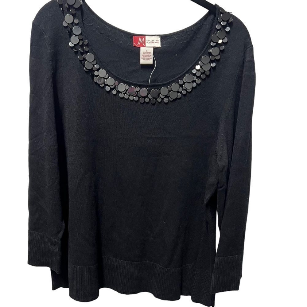 Jennifer Moore Black Top NWT